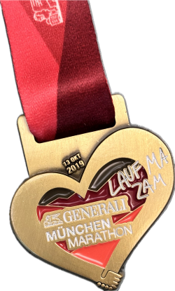 Medaille für Marathon - Referenz München Marathon
